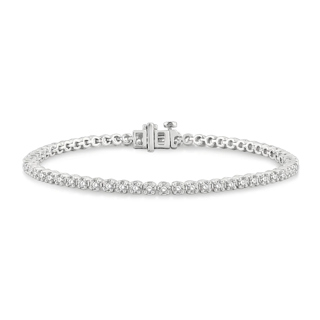 Hamilton Select 14k Gold Diamond Line Bracelet - Image 4