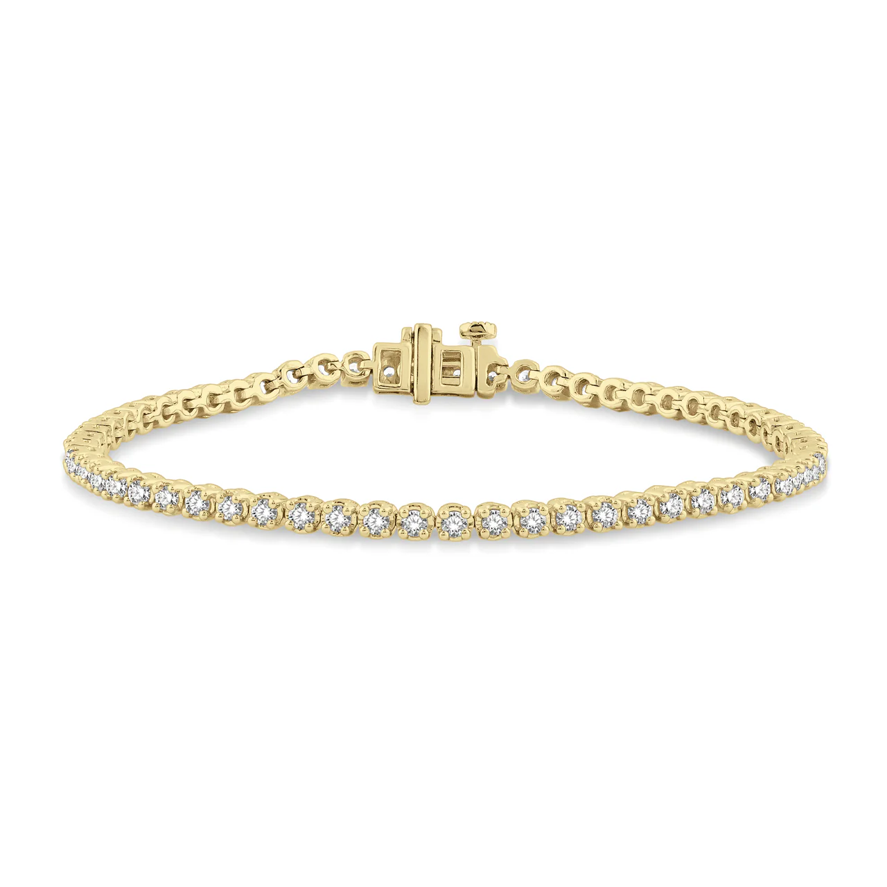 Hamilton Select 14k Gold Diamond Line Bracelet - Image 5