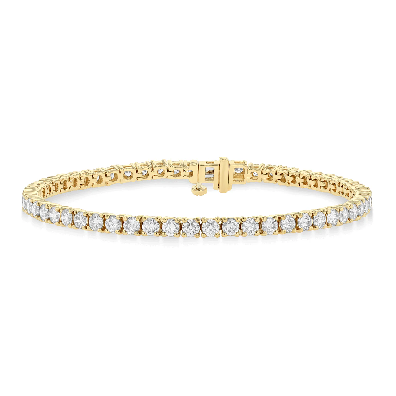 Hamilton Select 14k Gold Diamond Line Bracelet - Image 9