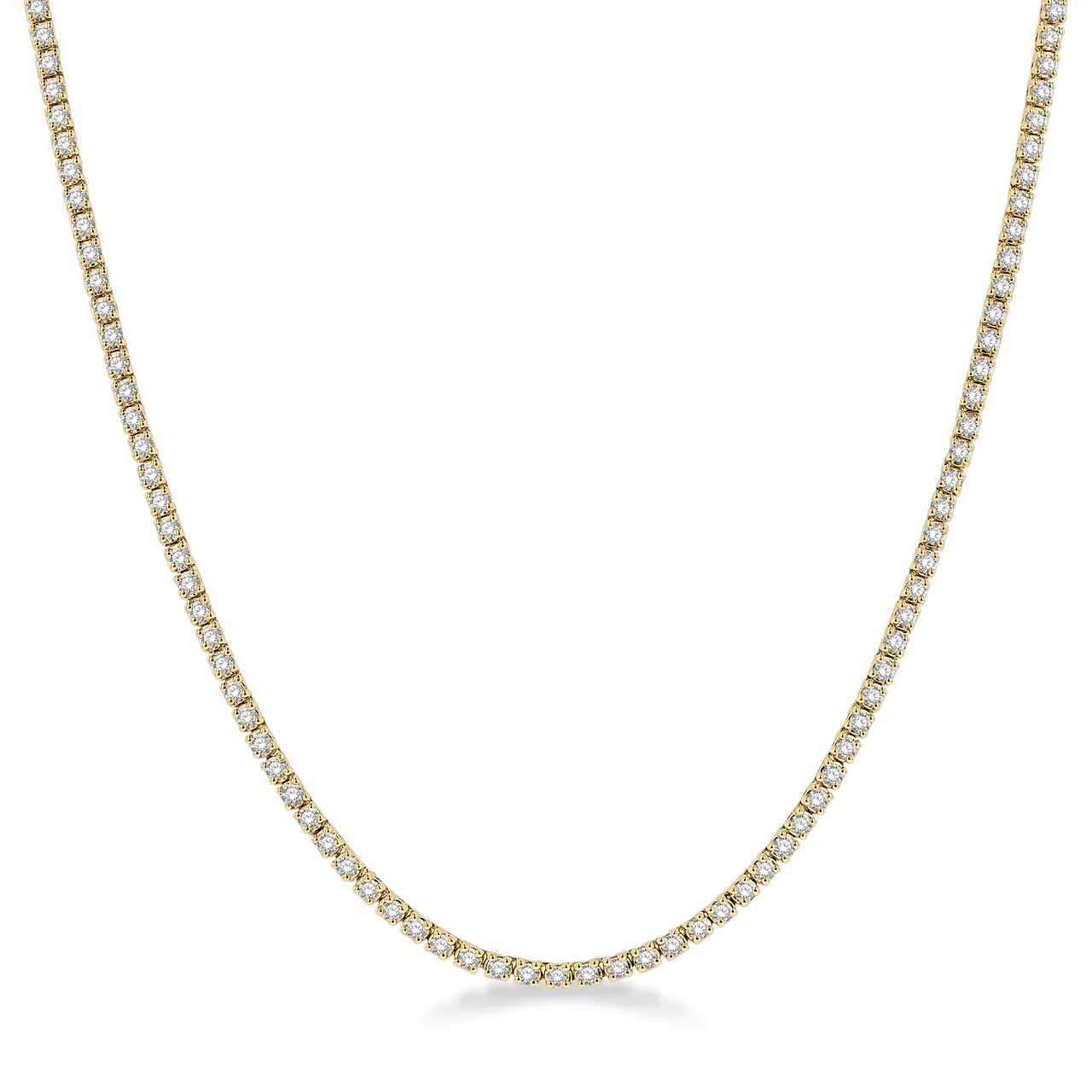 Hamilton Select 14k Gold Diamond Line Necklace - Image 3