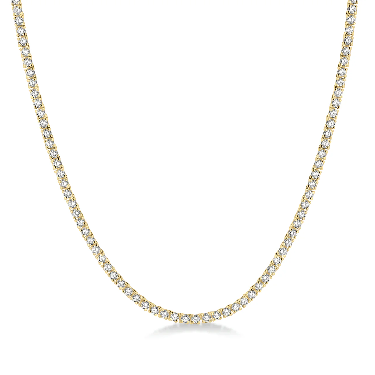 Hamilton Select 14k Gold Diamond Line Necklace - Image 5
