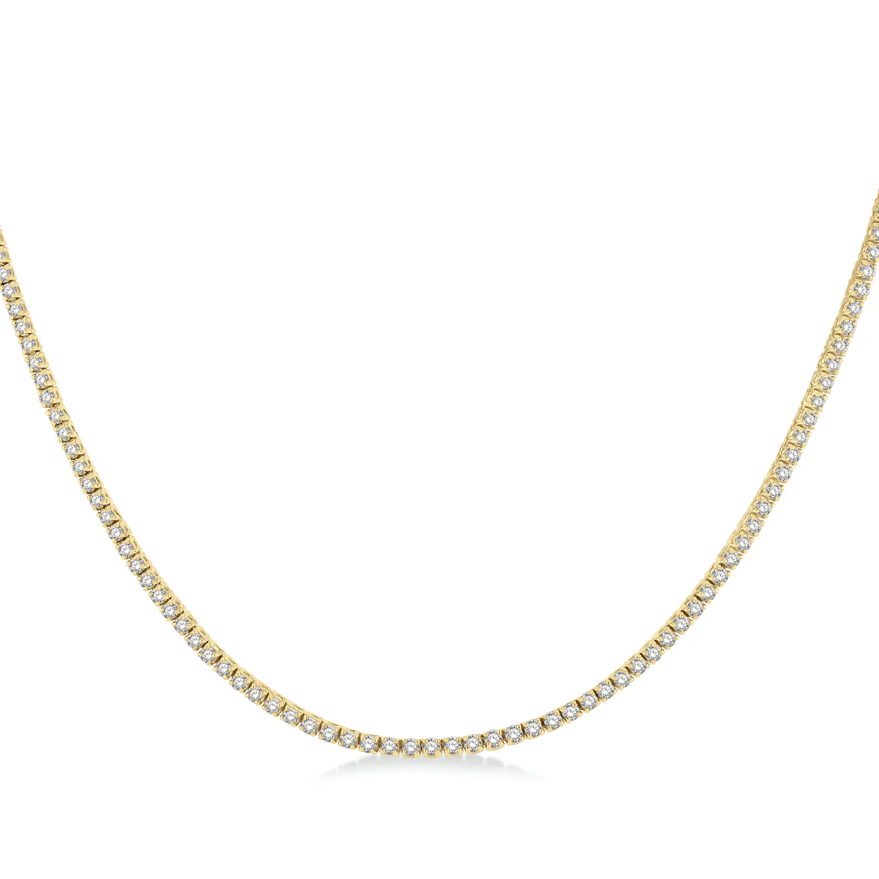 Hamilton Select 14k Gold Diamond Line Necklace - Image 7