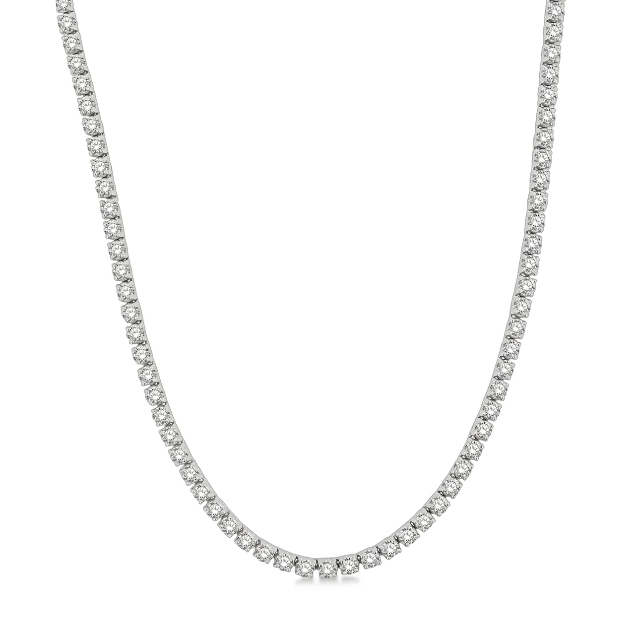 Hamilton Select 14k Gold Diamond Line Necklace - Image 8
