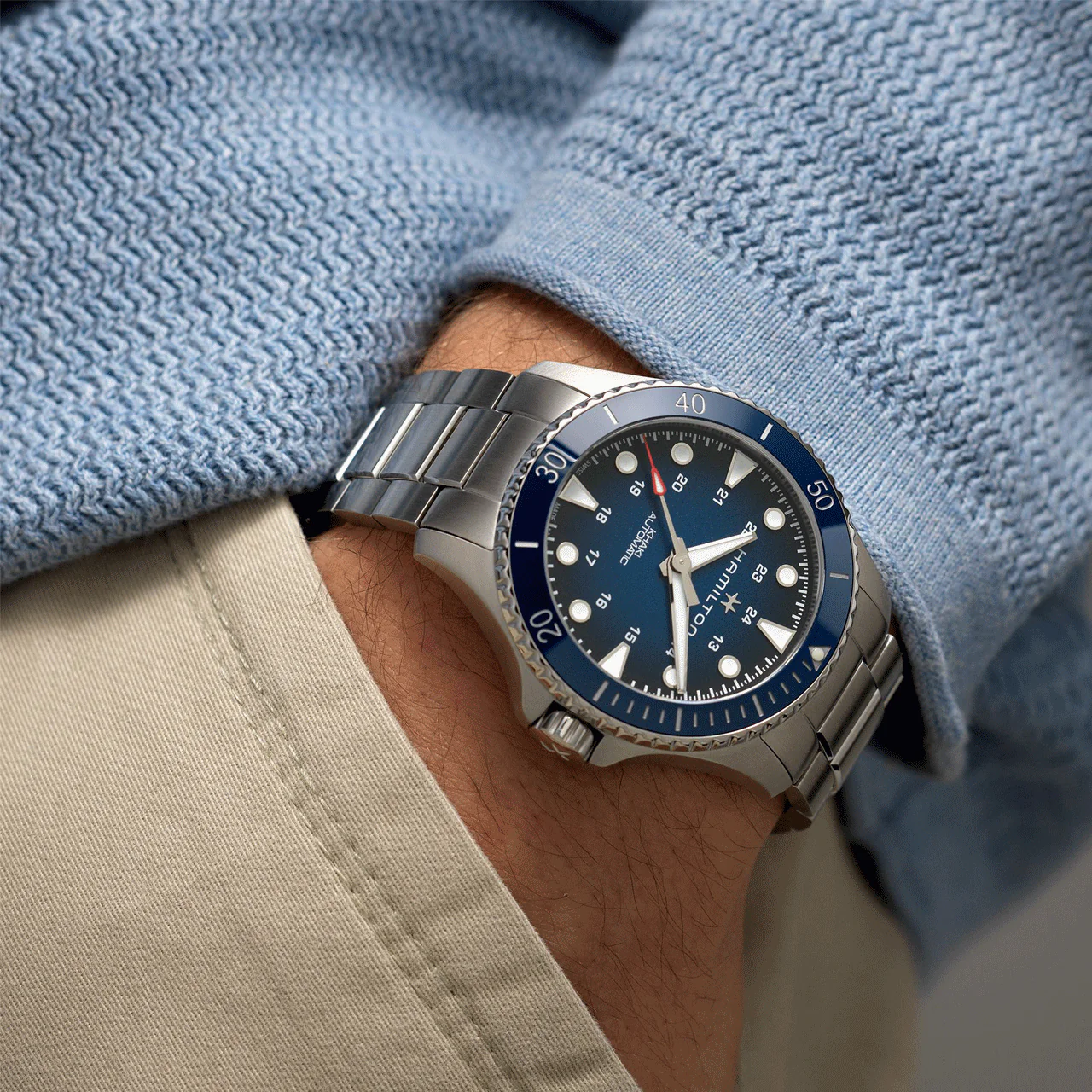 Hamilton Khaki Navy Scuba Auto H82505140 - Image 3